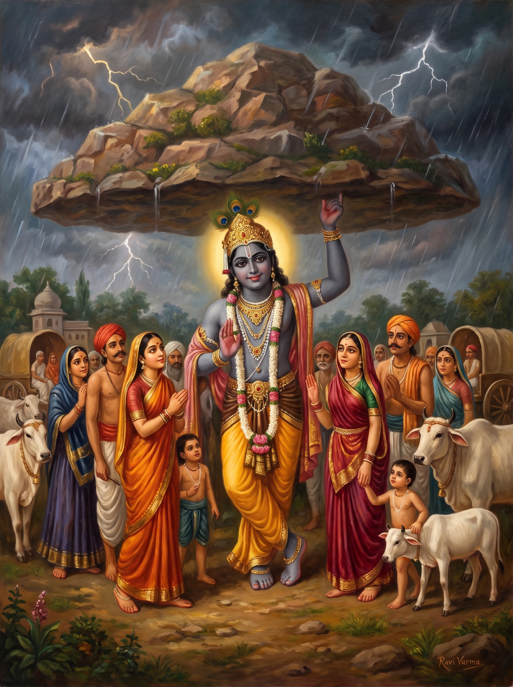 Govardhana and the Dance of the Gopis