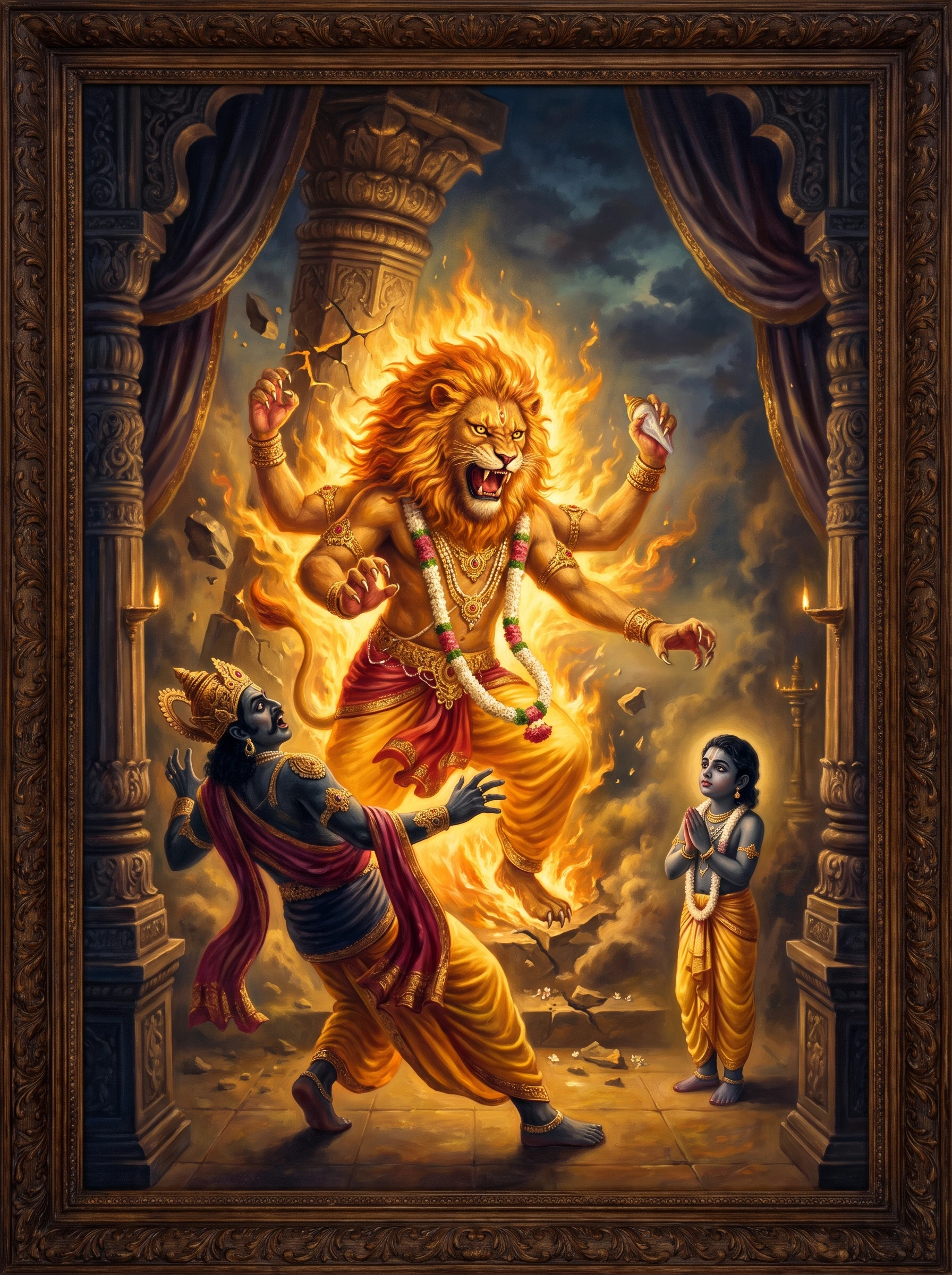 Prahlada and the Man-Lion