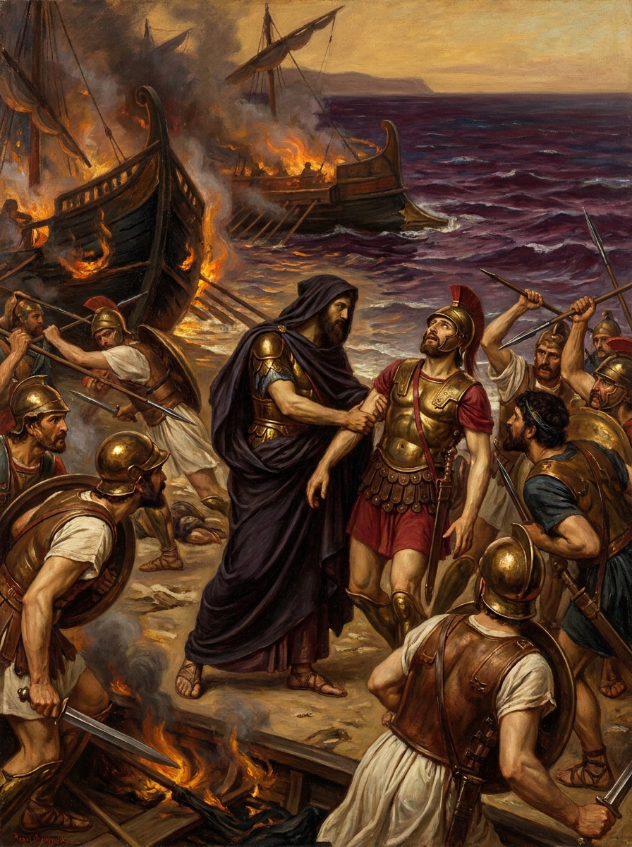 The Battle at the Ships