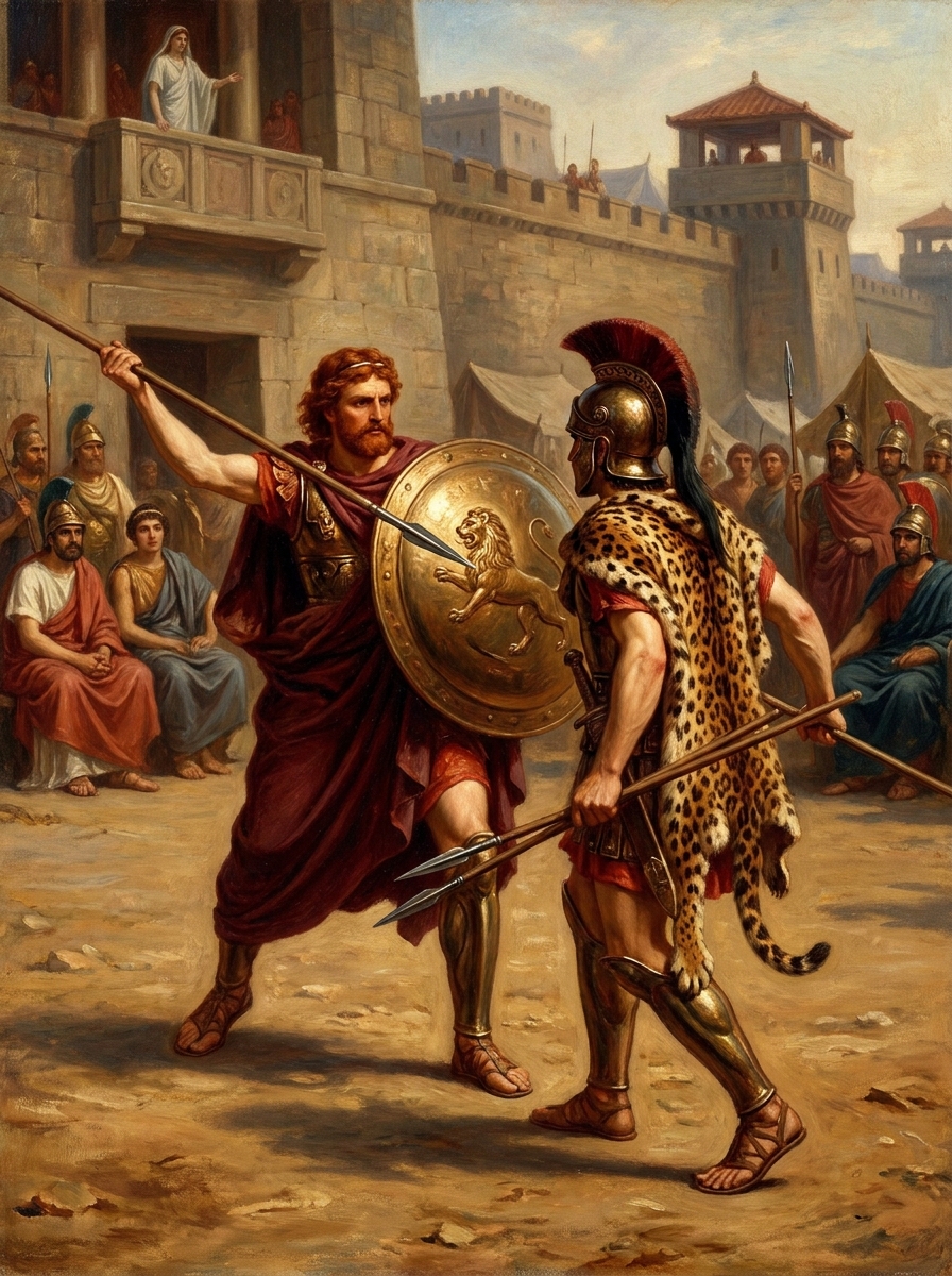 Paris and Menelaus