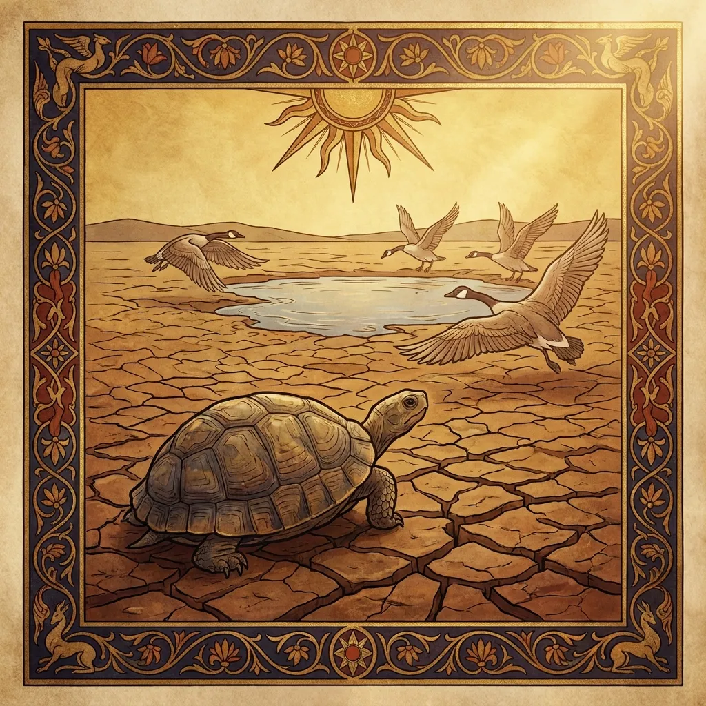 The Turtle Who Couldn't Keep His Mouth Shut