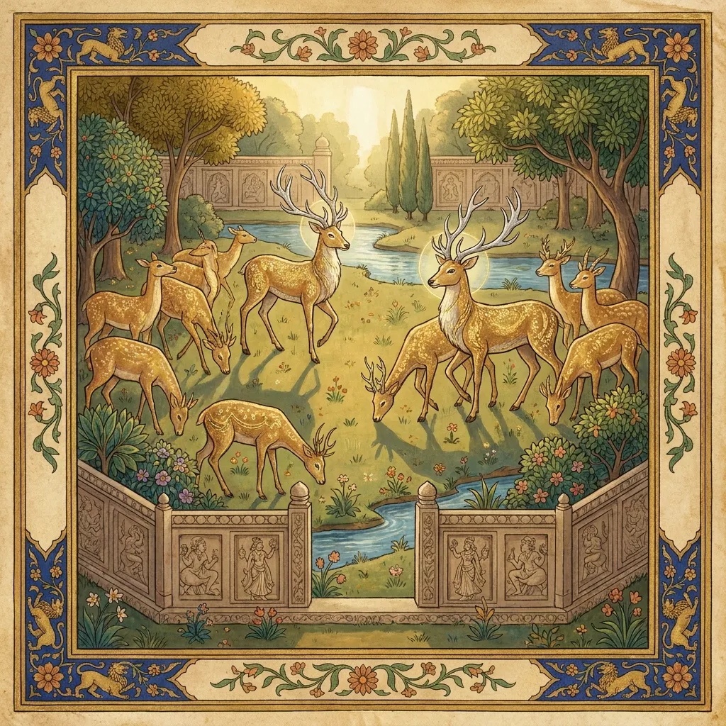 The Golden Deer Who Faced the King