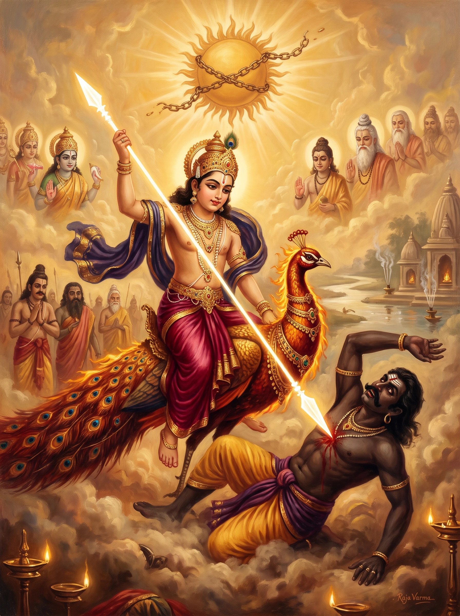 The Slaying of Taraka