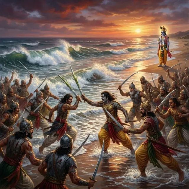 The Fall of Dwarka