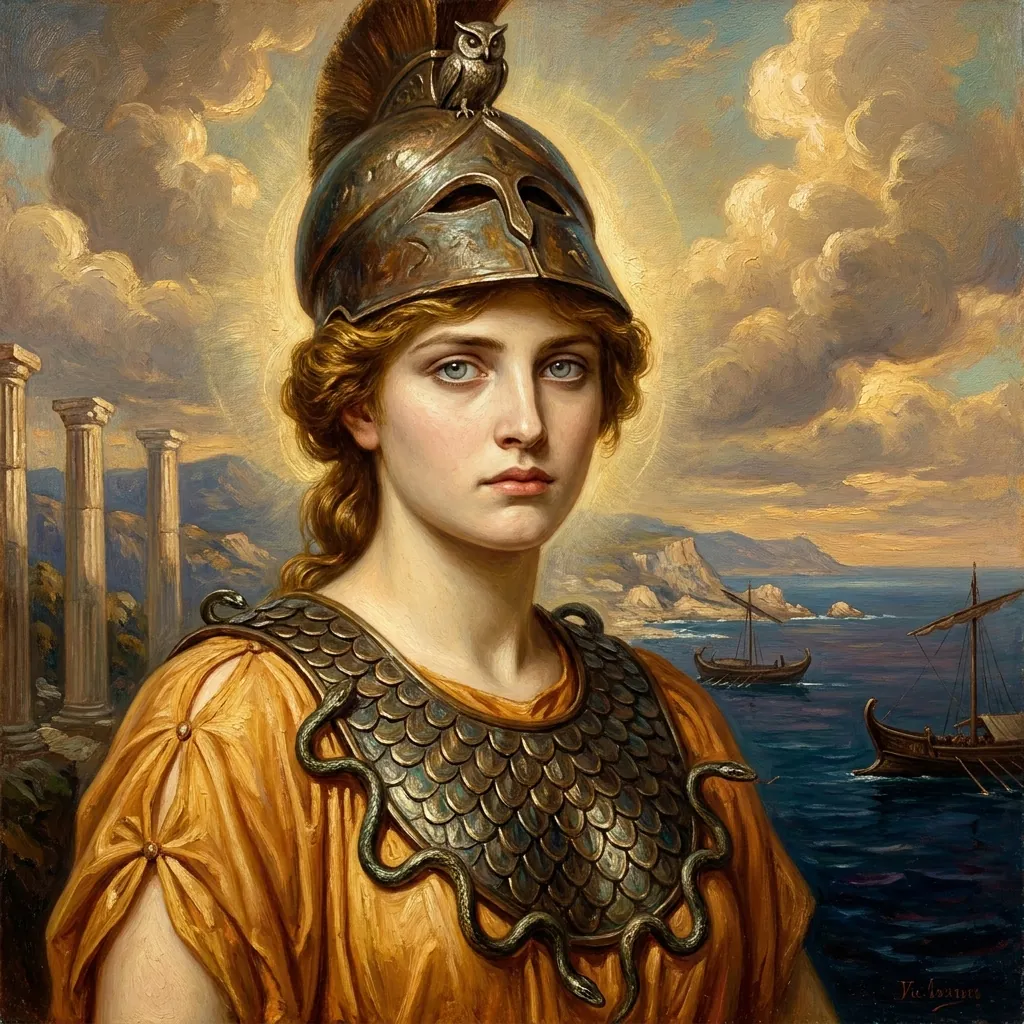 Athena — Grey-eyed goddess, patroness